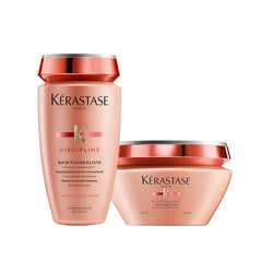 Kerastase Discipline Duo – Sulfate-Free Shampoo & Smoothing Masque for Soft, Manageable Hair - Kerastase UAE - Discipline shampoo - discipline mask - duo pack - Dayjour - UAE - Kerastase discipline