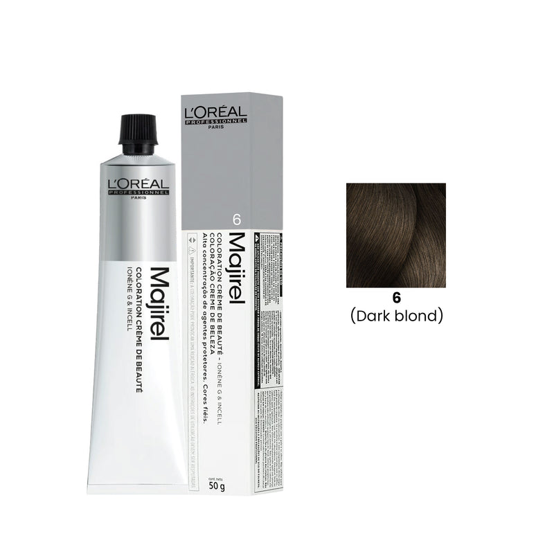 Loreal Professional Hair Color Majirel 50ml 6 Dark Blond-L’Oreal hair color-loreal uae- loreal professional- Dayjour