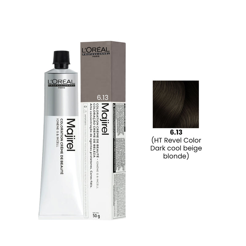 Loreal Professional Hair Color Majirel 50ml 6.13 Dark Cool Beige Blonde-L’Oreal hair color-loreal uae- loreal professional- Dayjour