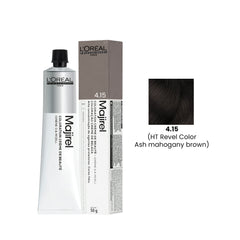 Loreal Professional Hair Color Majirel 50ml 4.15 Ash Mahogany Brown (HT Revel Color)-L’Oreal hair color-loreal uae- loreal professional- Dayjour