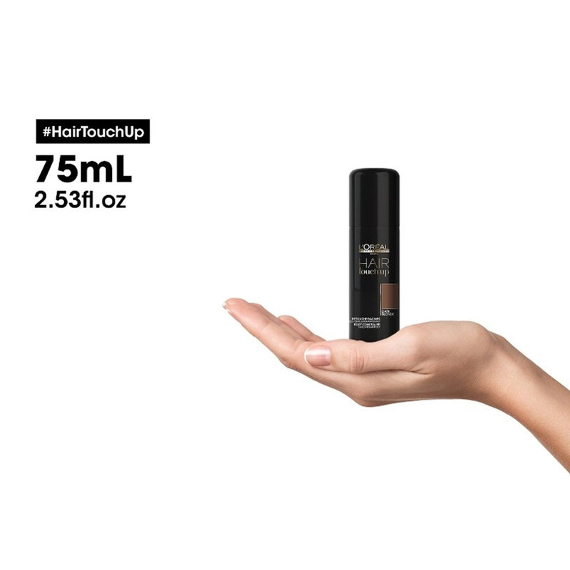 L’Oreal Hair Touch Up Dark Blonde - L’Oreal Professionnel Hair Touch Up - Dark Blonde Root Concealer - grey root cover spray - temporary root concealer UAE - hair root touch up spray UAE - grey hair cover spray - dark blonde hair root spray - L’Oreal root touch up - professional hair products UAE