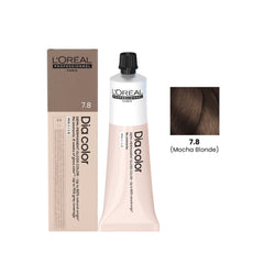 L'Oréal Dia Color 7.8 - Dia Color Mocha Blonde UAE - Mocha Blonde hair dye - professional hair colour UAE - L'Oréal hair colour - Dia Color gloss colour - ammonia free hair dye - salon hair colour UAE - demi-permanent hair colour - Dia Color 60ml