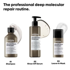 L’Oréal Professional SE Absolut Repair Molecular Leave-In Mask 50ml – Intense Hair Repair & Nourishment - Loreal hair mask - Dayjour - UAE