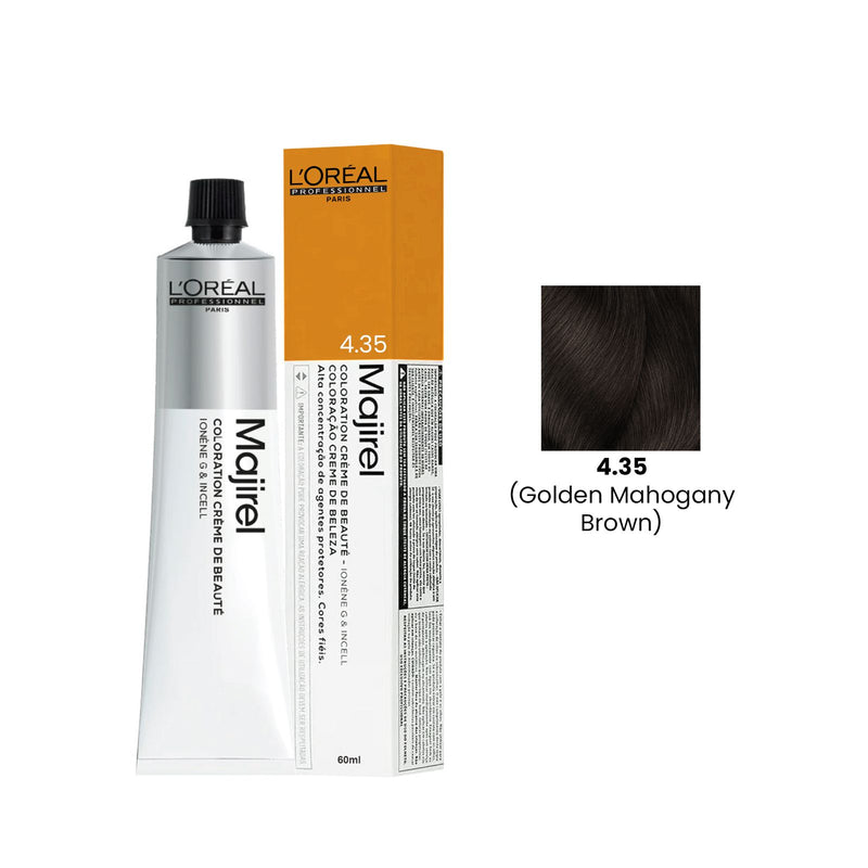 Loreal Professional Hair Color Majirel 50ml 4.35 Golden Mahagony Brown -L’Oreal hair color - loreal uae - loreal professional - Dayjour