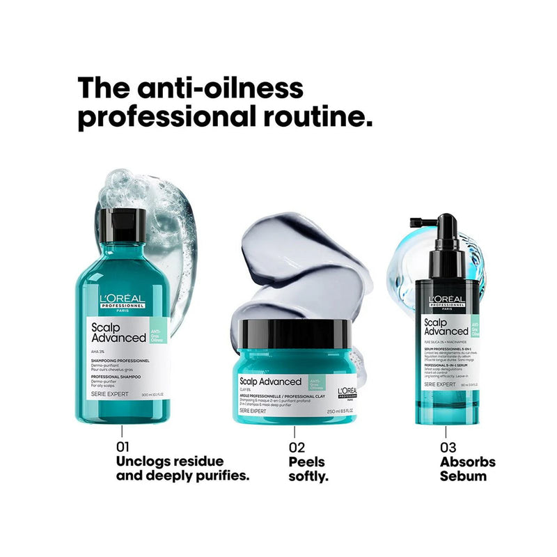 L’Oréal Professionnel Scalp Advanced 5-in-1 Anti-Oiliness Leave-In Serum 90ml