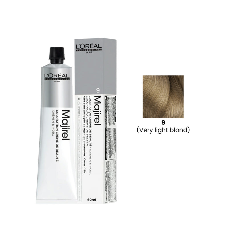 Loreal Professional Hair Color Majirel 60ml 9 Very Light Blonde