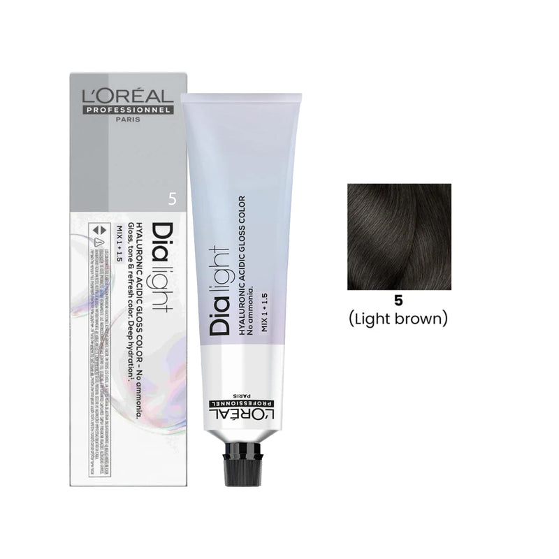 L'Oreal Professional Hair Color Dia Light 60ml 5 Light Brown - L’Oreal hair color - loreal uae - loreal professional - Dayjour