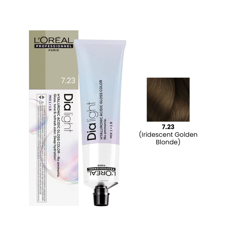 Loreal Professional Hair Color Dia Light 60ml 7.23 Iridescent Golden Blonde-L’Oreal hair color-loreal uae- loreal professional- Dayjour