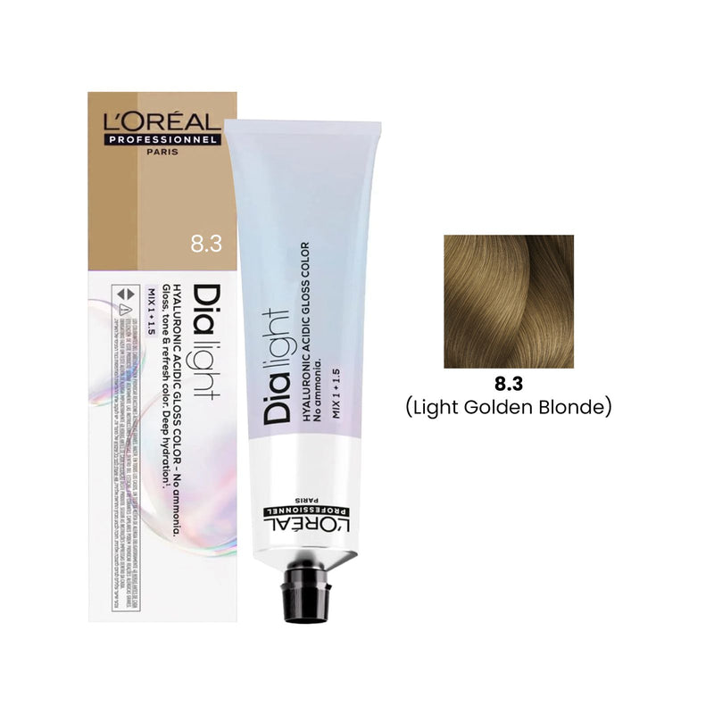 Loreal Professional Hair Color Dia Light 60ml 8.3 Light Golden Blonde - Dayjour - Dia light hair color - Loreal UAE