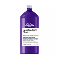 L'Oréal Professionnel Keratin Alpha Sleek Shampoo 1500ml professional smoothing shampoo anti-frizz UAE