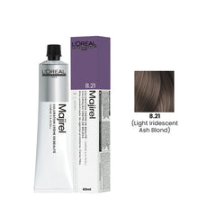 Majirel 8.21 L’Oréal Professionnel hair color tube 60ml ash blonde salon dye UAE