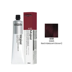 L’Oréal Majirel 4.62 DM5 hair color 60ml tube red iridescent brown salon professional dye UAE