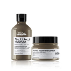L'Oréal Professional SE Absolut Repair Molecular Shampoo & Hair Mask Small Package -loreal shampoo-loreal hair mask-dayjour