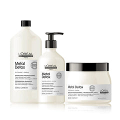 L'Oréal Professional SE Metal Detox Shampoo, Anti Deposit Protector, and Hair Mask Package - dayjour-shampoo-conditioner-hair mask-loreal uae