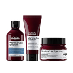 L’Oréal Professionnel Vitamino Color Spectrum Blue Shampoo, Conditioner & Mask Set - Sahmpoo conditioner, hair mask package - offer package - Loreal UAE - Dayjour - vitamino color spectrum package - UAE - Abu Dhabi