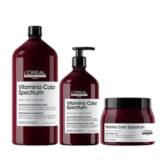 L’Oréal Professionnel Vitamino Color Spectrum Trio Pack – Shampoo, Conditioner & Mask - treatment package - offer package - loreal UAE - Dayjour - UAE