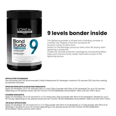 Loreal Professional Blond Studio 9 Bonder Inside Lightening Powder 500g Bottle-blond studio-loreal- dayjour