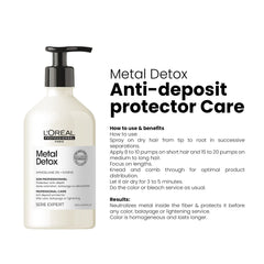 Loreal Professional SE Metal Detox Hair Care Liquid Conditioner 500ml - loreal uae- dayjour