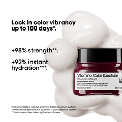 Loreal Professional Vitamino Color Spectrum Mask 250ml - Serie Expert Rinse-Off Mask - vitamino hair mask - color treated hair mask - rinse off mask - loreal UAE - loreal rinse off mask - UAE - Dayjour