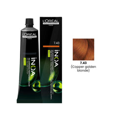 Loreal Professional iNOA Hair Color 60g 7.43 Copper Golden Blonde