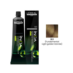 Loreal Professional iNOA Hair Color 60g 8.3 Fundamental Light Golden Blonde