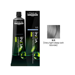 Loreal Professional iNOA Hair Color 60g 9.11 Very Light Deep Ash Blonde