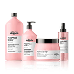 L'Oréal Professional SE Vitamino Shampoo, Conditioner, Hair Mask & Hair Treatment Leave-in Milk Package -loreal uae- dayjour