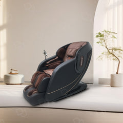 Electric Massage Chair Black and Brown - massage chair - dayjour