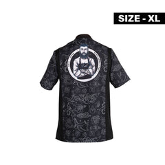 Men Barber Apron Uniform Black extra large-DayJour- salon- barber cape-uae