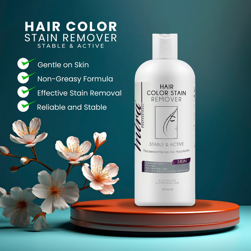 Hair Color Stain remover (Stable & Active) 500ml
