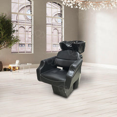 Modern Hair Washing Shampoo Chair Black