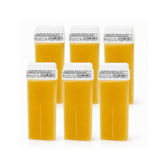 Roial Roll On Wax - Roial Wax 100ml - Roial Roll On Wax Pack of 6 - Honey Roll On Wax - Roll On Wax 6 Pack - Professional Hair Removal Wax - Salon Wax - Body Wax - Face Wax - Wax Cartridge