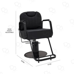Professional Black Ladies Hair Styling Chair for Salons - Beauty Salon Ladies Hairstyling Chair Saudi Arabia - Ladies styling chair Oman - Dayjour - UAE
