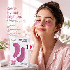 Scar Professional Niacinamide & Collagen Hydrogel Eye Patch for Moisturized and Refreshed Under -Eye Skin -Hydrogel Eye Patch UAE - Niacinamide Eye Mask - Collagen Eye Patch - Hydrating Under Eye Patch - Cooling Eye Patch - Eye Care Products UAE - Under Eye Treatment - Scar Professional Skincare