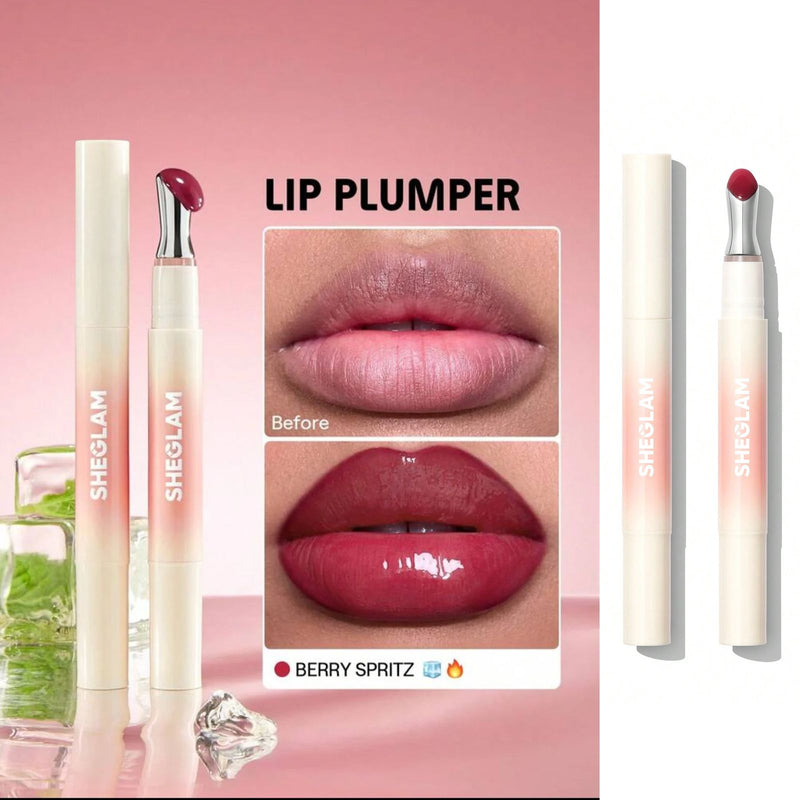 SHEGLAM Bold Booster Lip Plumper Berry Spritz - Glossy Plumping Lip Color UAE -  SHEGLAM UAE -lip plumper in Dubai - Lip booster - Fuller lips - Dayjour - UAE