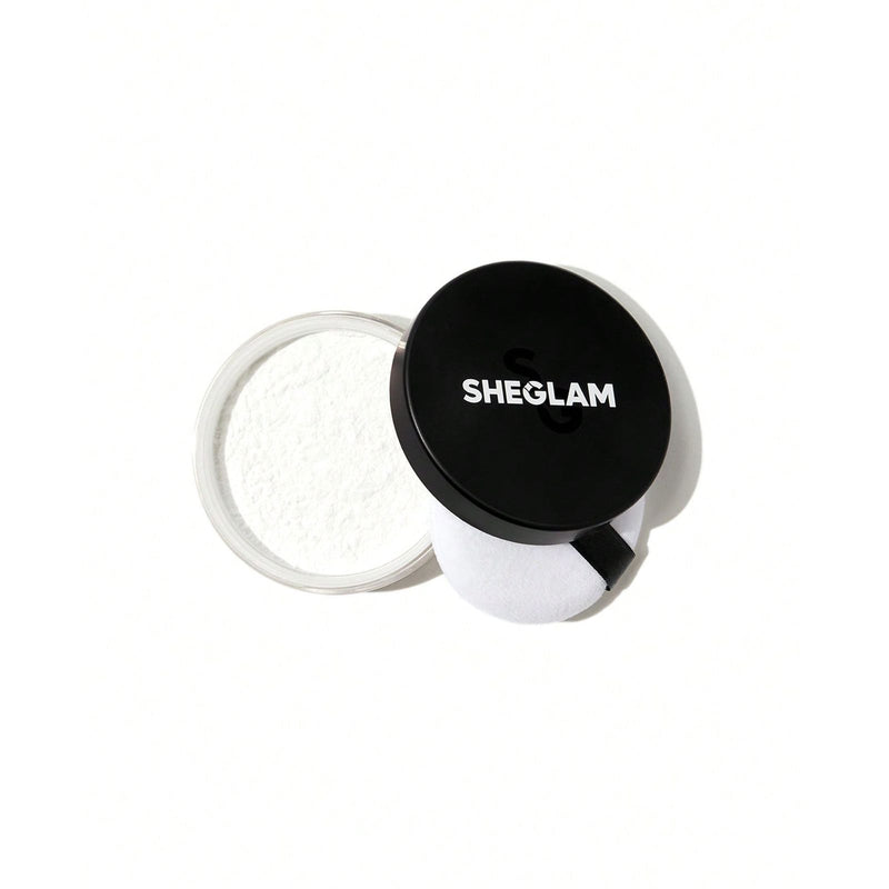 SHEGLAM Baked Glow Setting Powder Translucent Dayjour UAE - translucent face setting powder swatch - translucent face setting powder swatch - Dayjour - SHEGLAM UAE