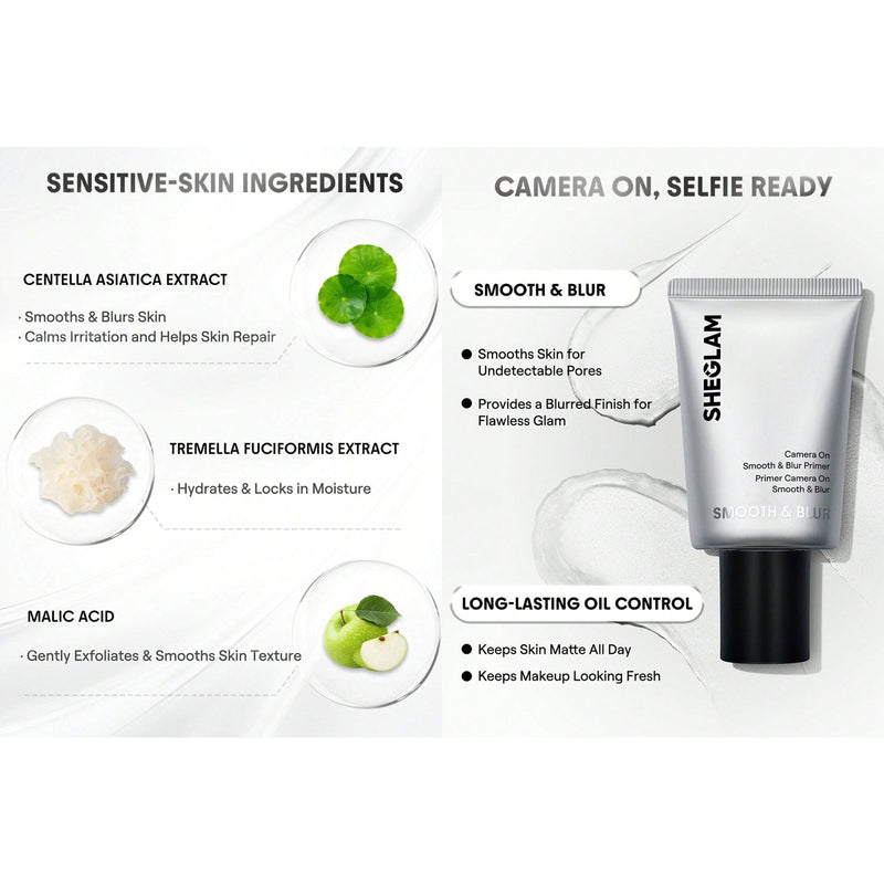 SHEGLAM Camera On Smooth & Blur Primer - Translucent