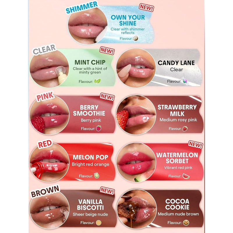 SHEGLAM Crystal Glaze Moisturizing Lip Gloss - lip gloss - Dayjour UAE - Hydrating glossy lip - Crystal Glaze Moisturizing Lip Gloss