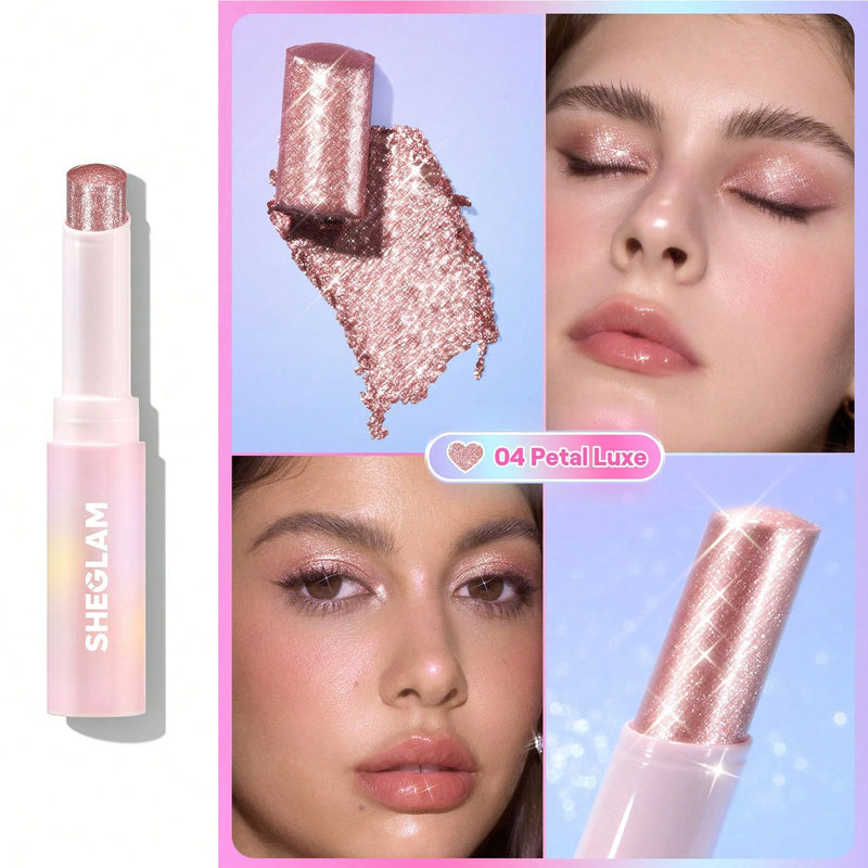 SHEGLAM Crystal Jelly Glaze Stick Petal Luxe - Rosy Gloss Tint – UAE - Crystal jelly lipstick - Rose lipstick - Tint blush in rose shade - Sheglam UAE - Dayjour