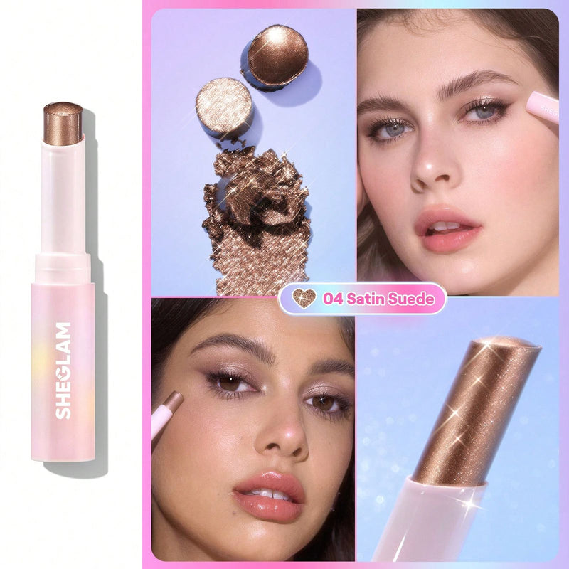 SHEGLAM Crystal Jelly Glaze Stick Satin Suede - Soft Nude Glow – Dayjour UAE - lip & cheek stick - Sheglam lip blush - Suede lip blush in UAE - Dayjour - UAE