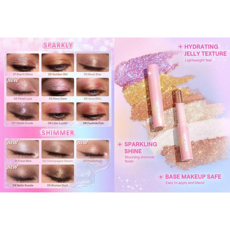 SHEGLAM Crystal Jelly Glaze - Crystal Jelly Glaze Stick - SHEGLAM - Dayjour - Hydrating lipstick - Makeup products in Dubai