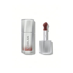 SHEGLAM Glass Lock Air Lip Gloss Sepia Miss 3.4ml | Elegant Glossy Lip Shine - Liquid lip gloss - Glass lip gloss - 555 shade lip gloss - Sheglam - Dayjour