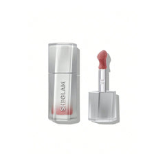 SHEGLAM Glass Lock Air Lip Gloss Strawberry Milk 118 3.4ml | Soft Pink Glossy Lip Shine - SHEGLAM lip gloss in UAE - Dayjour - 118 lip gloss - strawberry milk glass lock lip gloss - Dayjour - Abu Dhabi