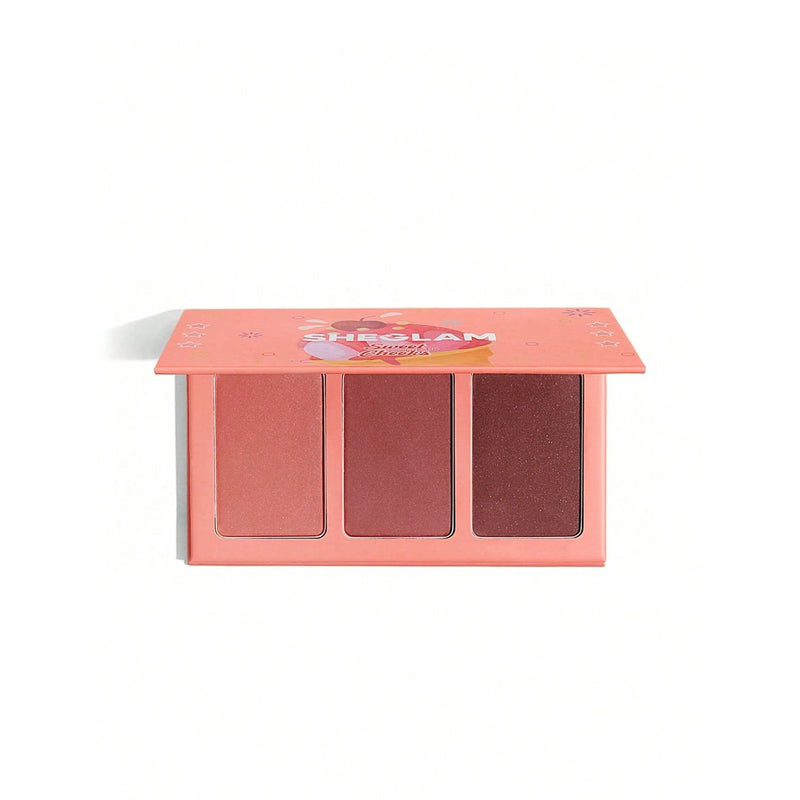 SHEGLAM Sweet Cheeks Blush Trio Sunset Cruise - Warm Peach Blush Palette UAE - Blush Palette - Sheglam blush - Dayjour