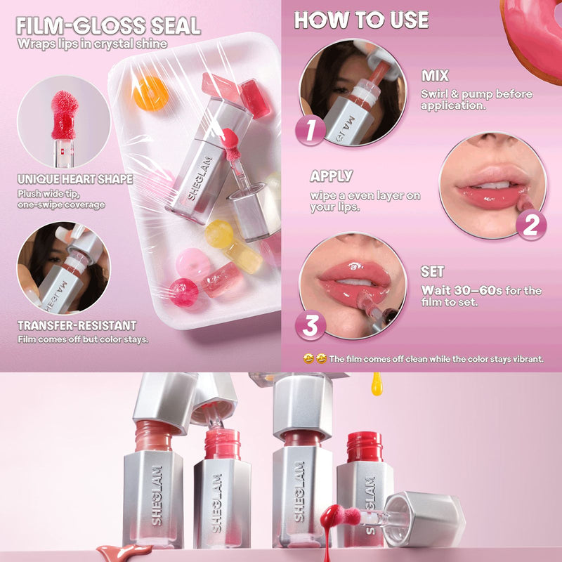 Sheglam lip gloss - Liquid glass lip gloss - Sheglam UAE - Lip gloss in UAE - Dayjour - Sheglam lip gloss
