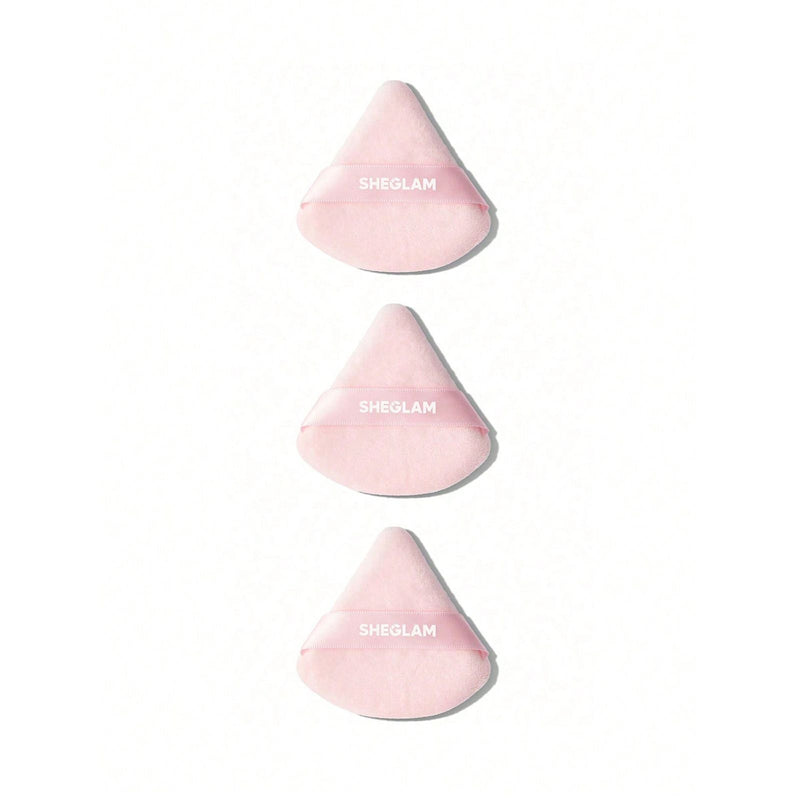 SHEGLAM Insta-Ready Powder Puff triangle makeup sponge - SHEGLAM powder puff UAE - makeup puff sponge - triangle powder puff UAE - makeup application sponge - setting powder puff UAE - beauty tools UAE