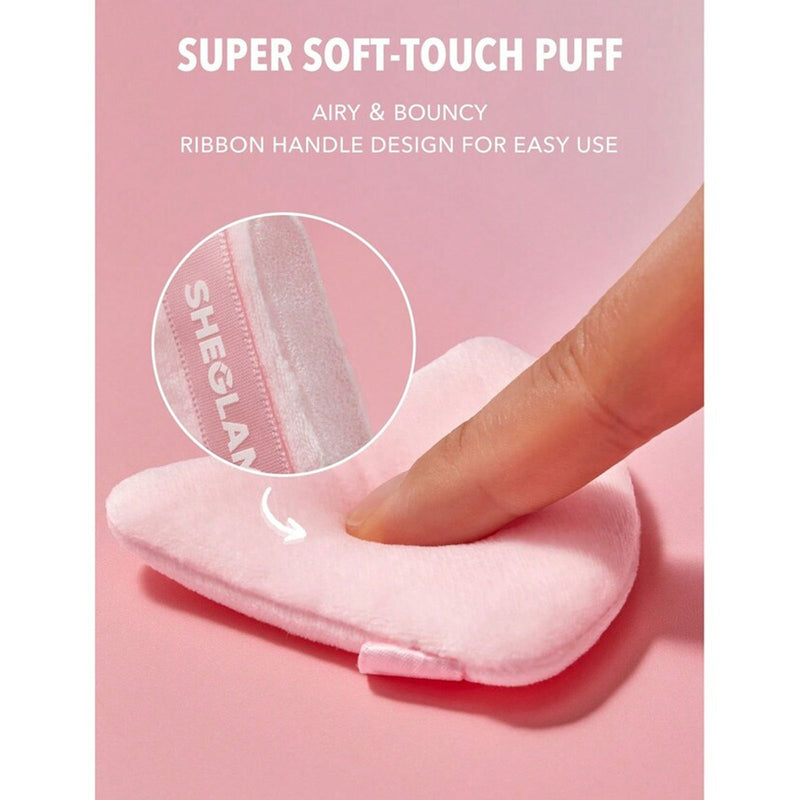 SHEGLAM Insta-Ready Powder Puff triangle makeup sponge - SHEGLAM powder puff UAE - makeup puff sponge - triangle powder puff UAE - makeup application sponge - setting powder puff UAE - beauty tools UAE