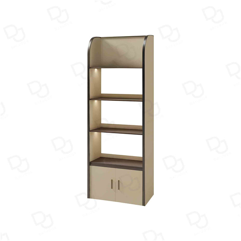 Salon Spa Product Display Shelf Stand Beige Color Middle Set - salon display stand - product display - dayjour