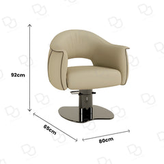 Salon Spa Hair Styling Ladies Chair with Footrest Beige Color - salon chair uae - ladies chair uae - salon furniture - salon furniture uae - dayjour