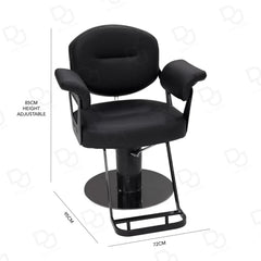 Salon Spa Ladies Chair – Black | Professional Hair Styling Chair - Dayjour  - UAE - Ladies chair Oman - Salon Hair styling chair Saudi Arabia